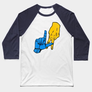 CHARGERS Hand Signal Baseball T-Shirt